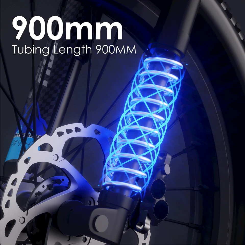 HEZZO K9 Ebike 1000W 52V Middrive Ebike 52V 21Ah Battery 160N.m Power-Off Protection All-Terrain High Performance Electric Bike image 5