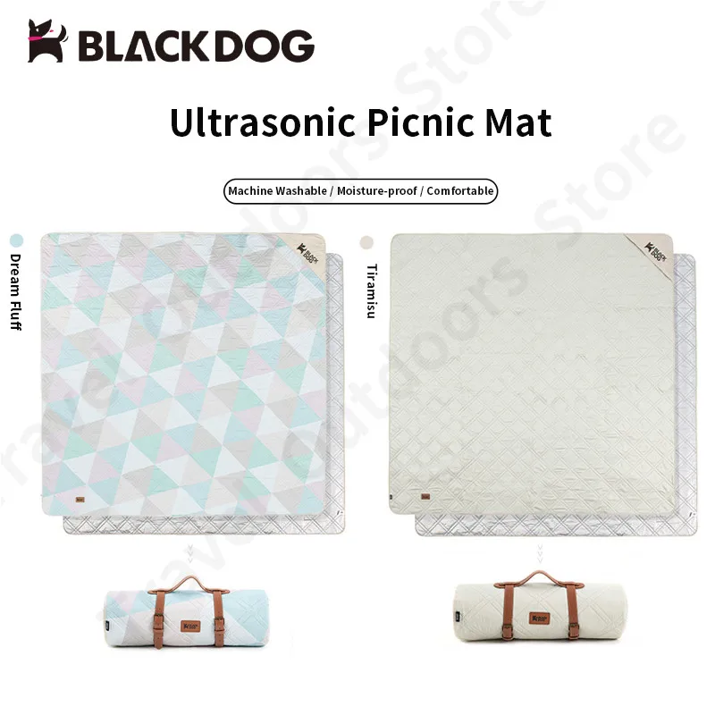 Naturehike-BLACKDOG Outdoor Park Picnic Mat 2 Sizes Ultralight Soft Moisture-Proof Beach Mat Machine Washable Family Travel