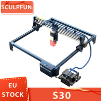 Sculpfun S30 5W Laser Engraver Cutter Automatic Air-Assist 0.06*0.06mm Laser Focus 32-Bit Motherboard Engraving Size 410*400mm