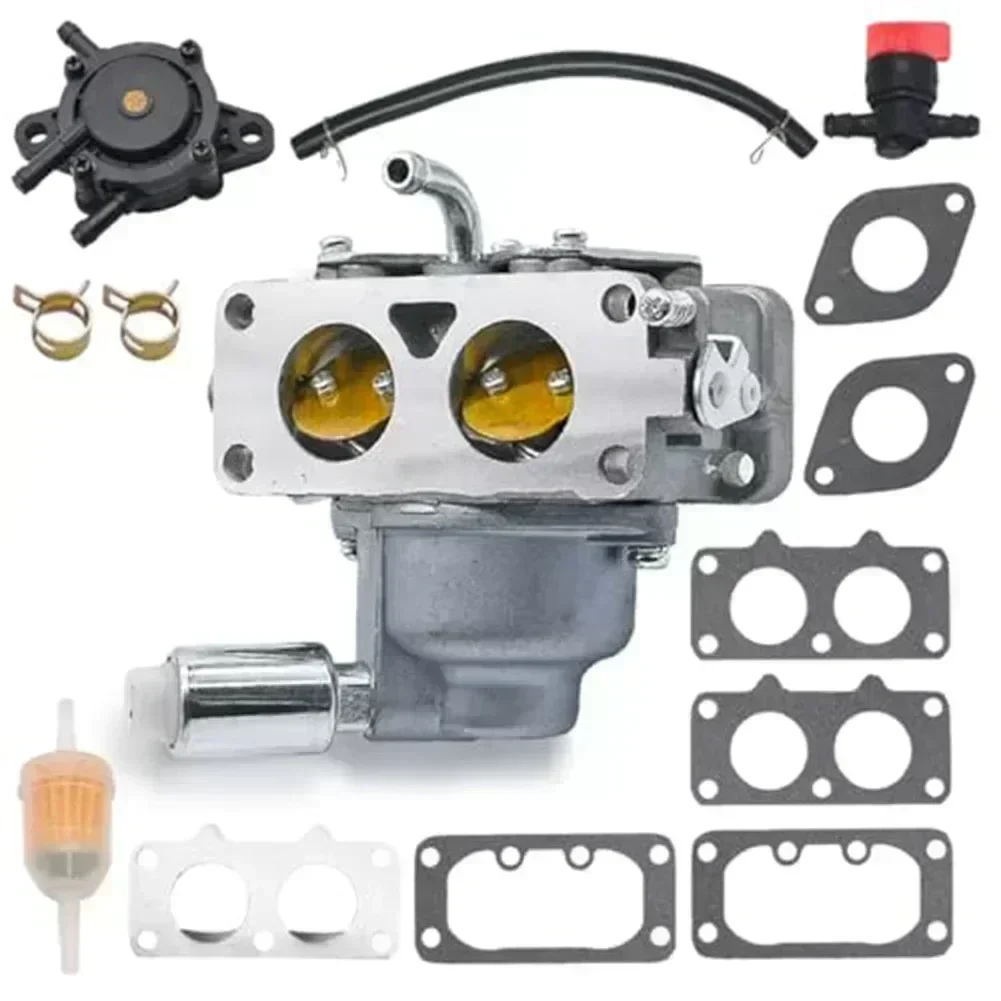

Replacement Carburetor Kit for V Twin Engines Fits Models 796997 796258 and More with Complete Installation Components