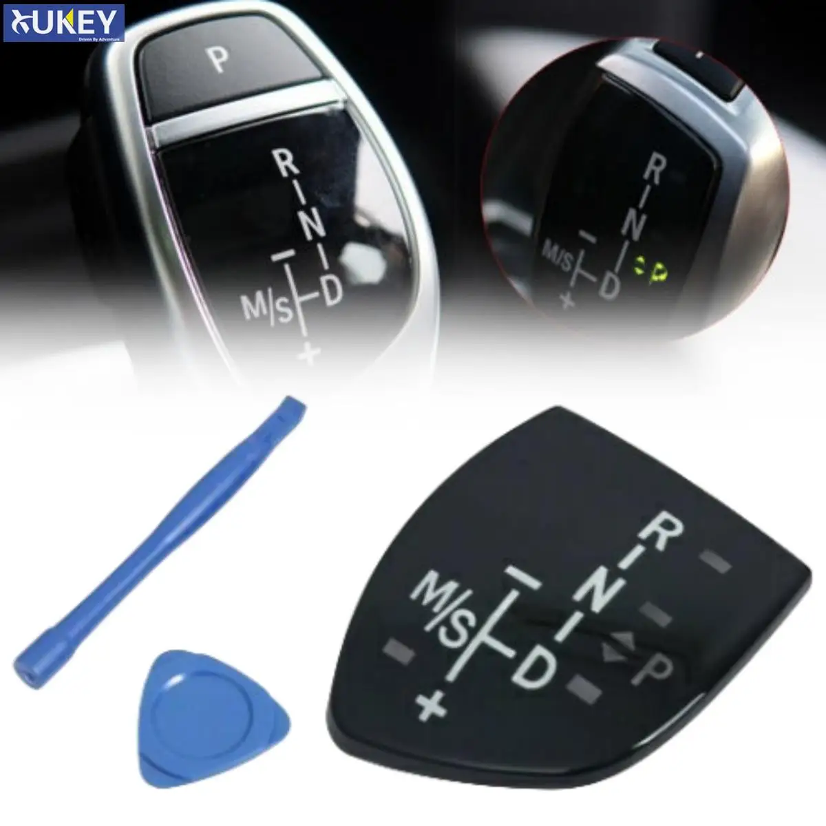Car Trucks Gear Shift Knob Panel Sticker Cover Parts Set For BMW X1 X3 X5 X6 M3 M5 F01 F10 Interior Accessories Trim Decoration