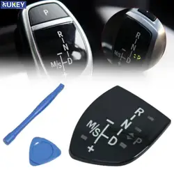 Car Trucks Gear Shift Knob Panel Sticker Cover Parts Set For BMW X1 X3 X5 X6 M3 M5 F01 F10 Interior Accessories Trim Decoration