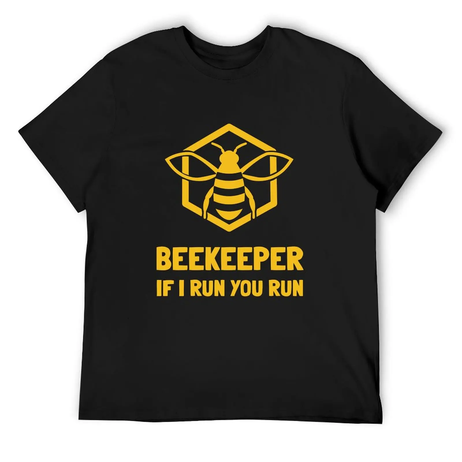 

Beekeeper If I Run You Run T-Shirt Funny Beekeeping Shirt T-Shirt Clothing anime oversized t shirt tee shirts for men