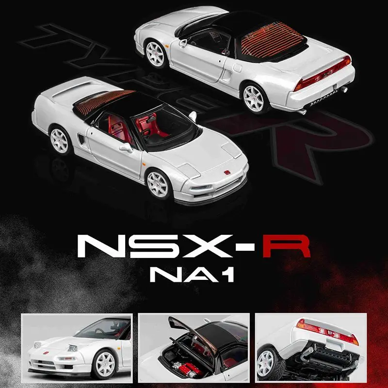 

Spot MT Car Model 1:64 Honda NSX-R NA1 White, Alloy Car Model Simulation Car Model Collection