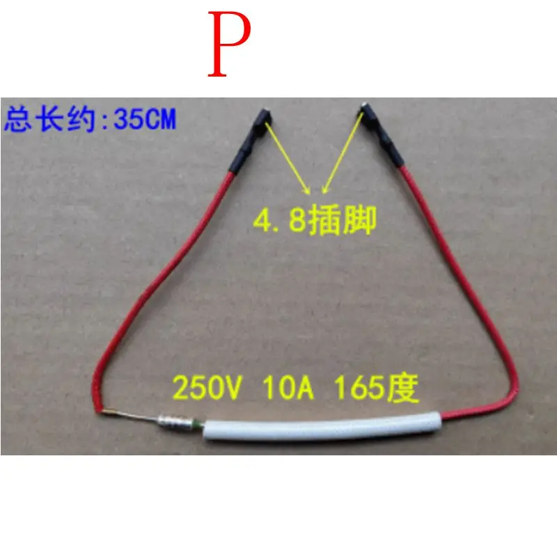 Electric rice cooker/kettle metal temperature fuse 250V10A 20A 142 degrees -185-216-240 degrees