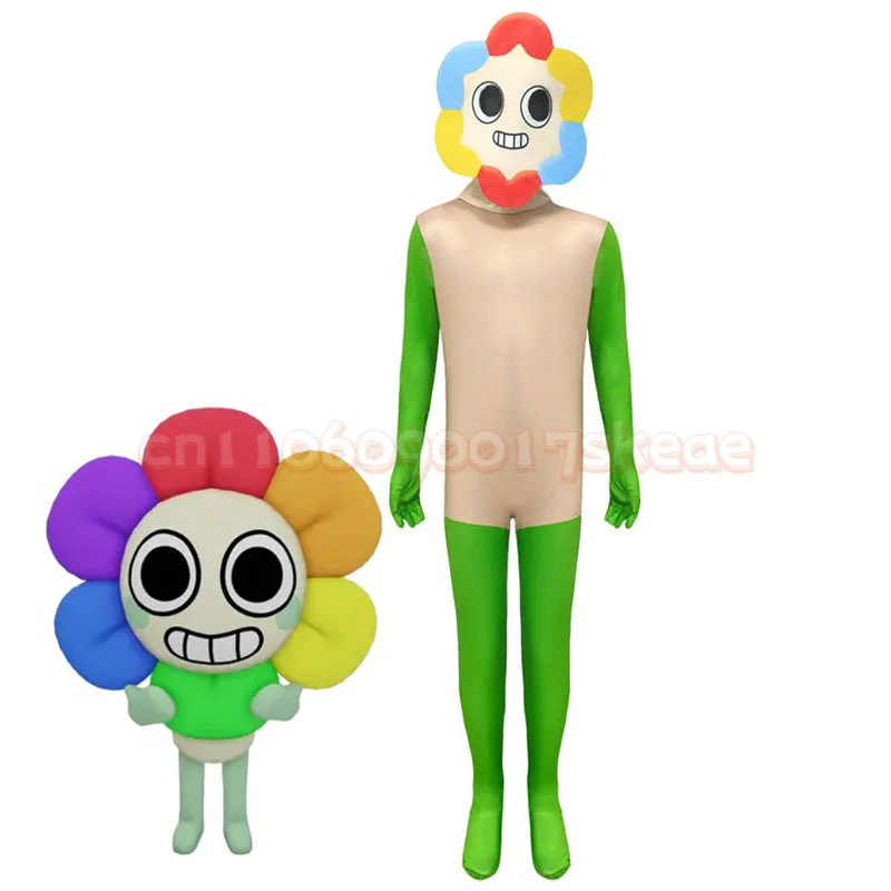 2025 Gioco horror di sopravvivenza Dandy's World Bambini Fancy Dress Up Costume di Halloween Bambino Dandy Sprout Finn Cosplay per le ragazze dei ragazzi