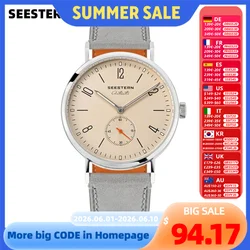 SEESTERN Simple Watch of Men Automatic Mechanical Wristwatches ST1701 Movement Sapphire Crystal Ultra Thin Fashion Clock New 382