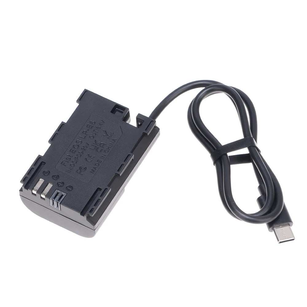 FALGA-LP-E6 بطارية الدمية ، نوع-C واجهة امدادات الطاقة ، خط مستقيم ، 50 سنتيمتر ، 300 سنتيمتر ، سلك الربيع ، 35-100 سنتيمتر ، محول الضوء