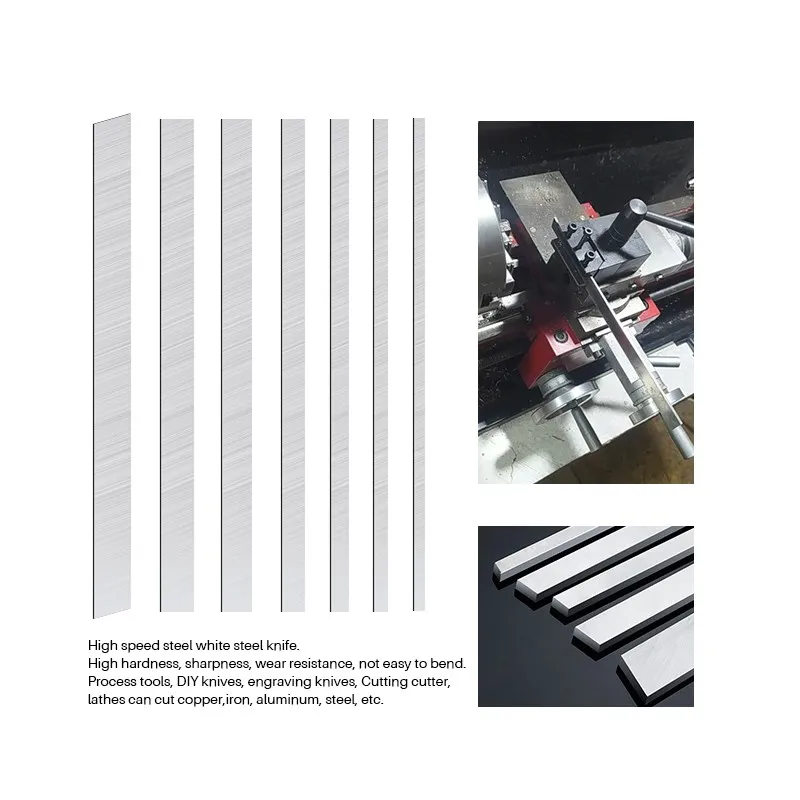 HAMPTON 2-3mm High Speed Stahl Drehen Werkzeuge CNC Drehmaschine Drehen Werkzeug Bar Weiß Stahl Drehmaschine Bearbeitung Werkzeuge – Detail 2