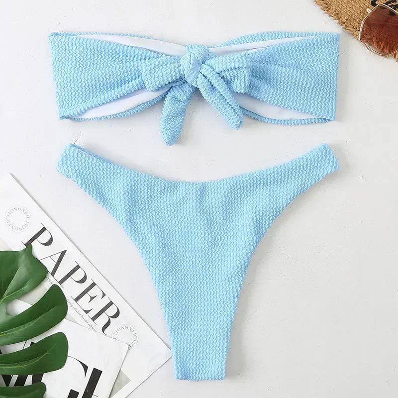 الصيف مثير البيكينيات 2025 ملابس السباحة النسائية ملابس السباحة الإناث لملابس سباحة لباس سباحة البرازيلي مجموعة البكيني بحر بركة السباح