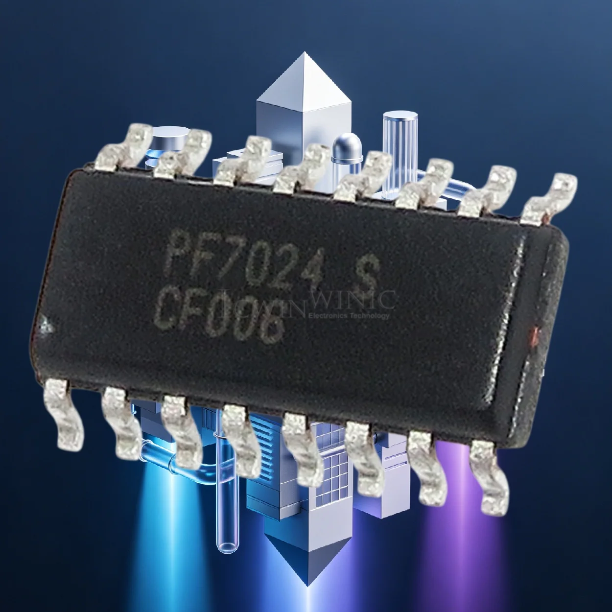 TDA7021T TDA7021 SN74HC193DR SN74HC193 74HC193 PF7024S PF7024 74HC4046AD 74HC4046 SOP-16