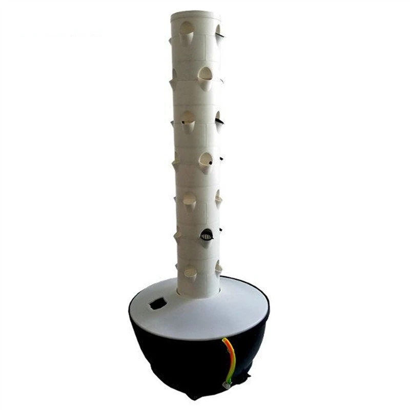 Garden Vertical Hydroponic Grow Tower System Each Layer 6 Holes