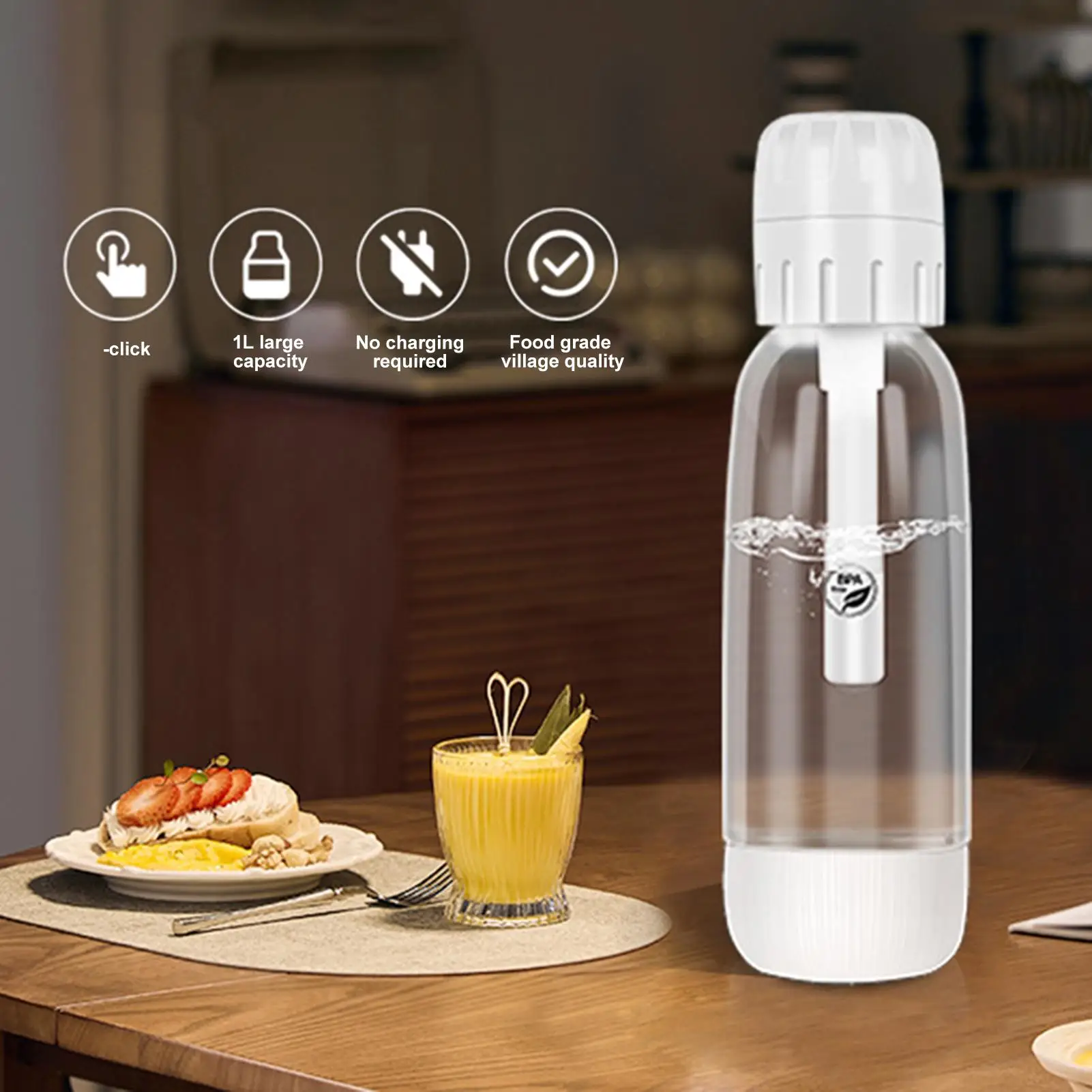 

Sparkling Water Maker Sparkling Water Machine For Home Adjustable Device Accessories Bubble Drink Making For Kitchen Outdoor