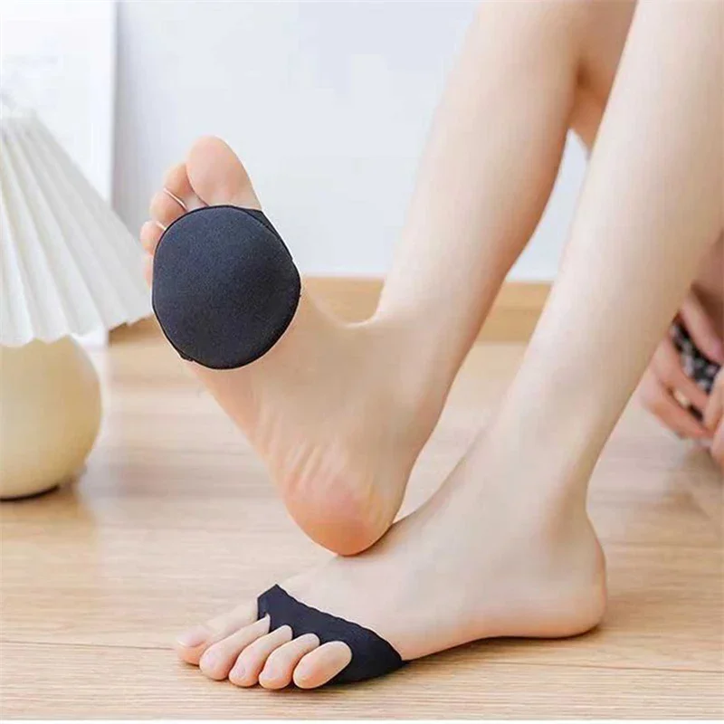 Almofadas de cinco pés para mulheres, meias palmilhas de salto alto, cuidados com os pés, calos, alívio da dor nos pés, massageando toe pad, 4 pcs, 6pcs