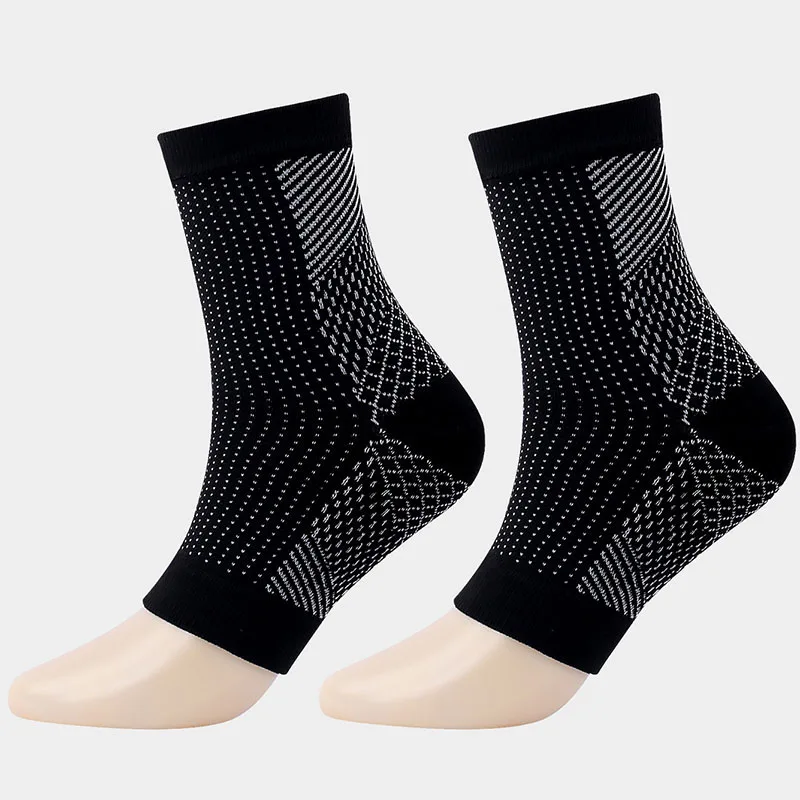 1 Pair Ankle Brace Sock Compression Socks Ankle Support Pain Relief Socks Foot Anti-Fatigue Compression Sport Running Yoga Socks