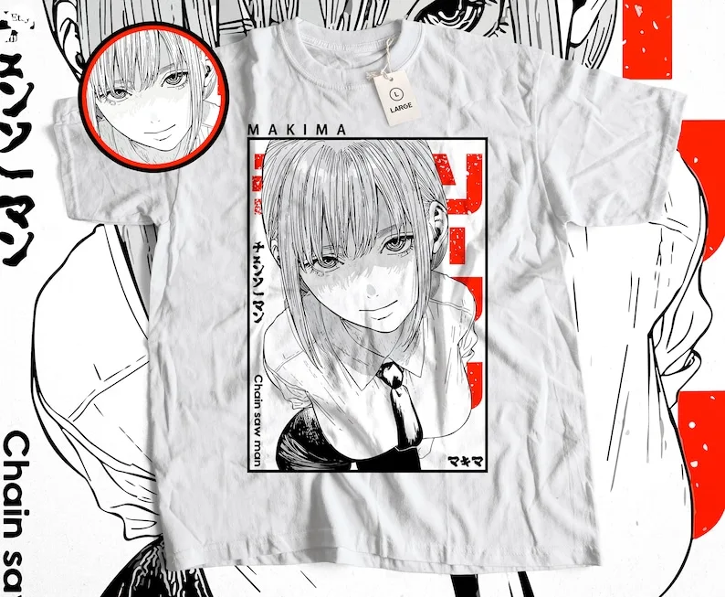 Unisex Crimson Commander Tee - Mysterious Authority T-shirt, Anime Strategist Apparel, Manga Femme Fatale Wear,  Control Symbol