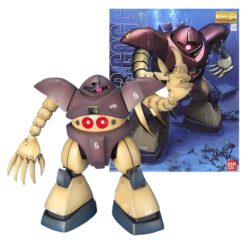 

Bandai Genuine Gundam Model Kit Anime Figure MG 1/100 MSM-03 Gogg Collection Gunpla Anime Action Figure Toys for Children