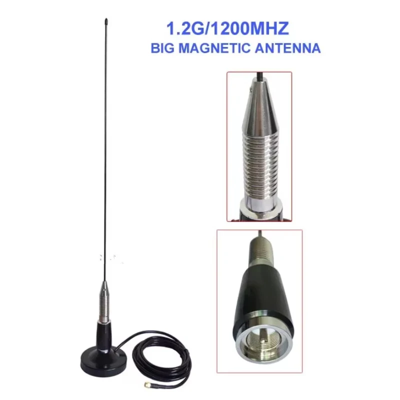 12ghz-1200mhz-ワイヤレスカーアンテナ-強力な磁気ベース付き-屋外用-15dbi-高品質アンテナ-1個