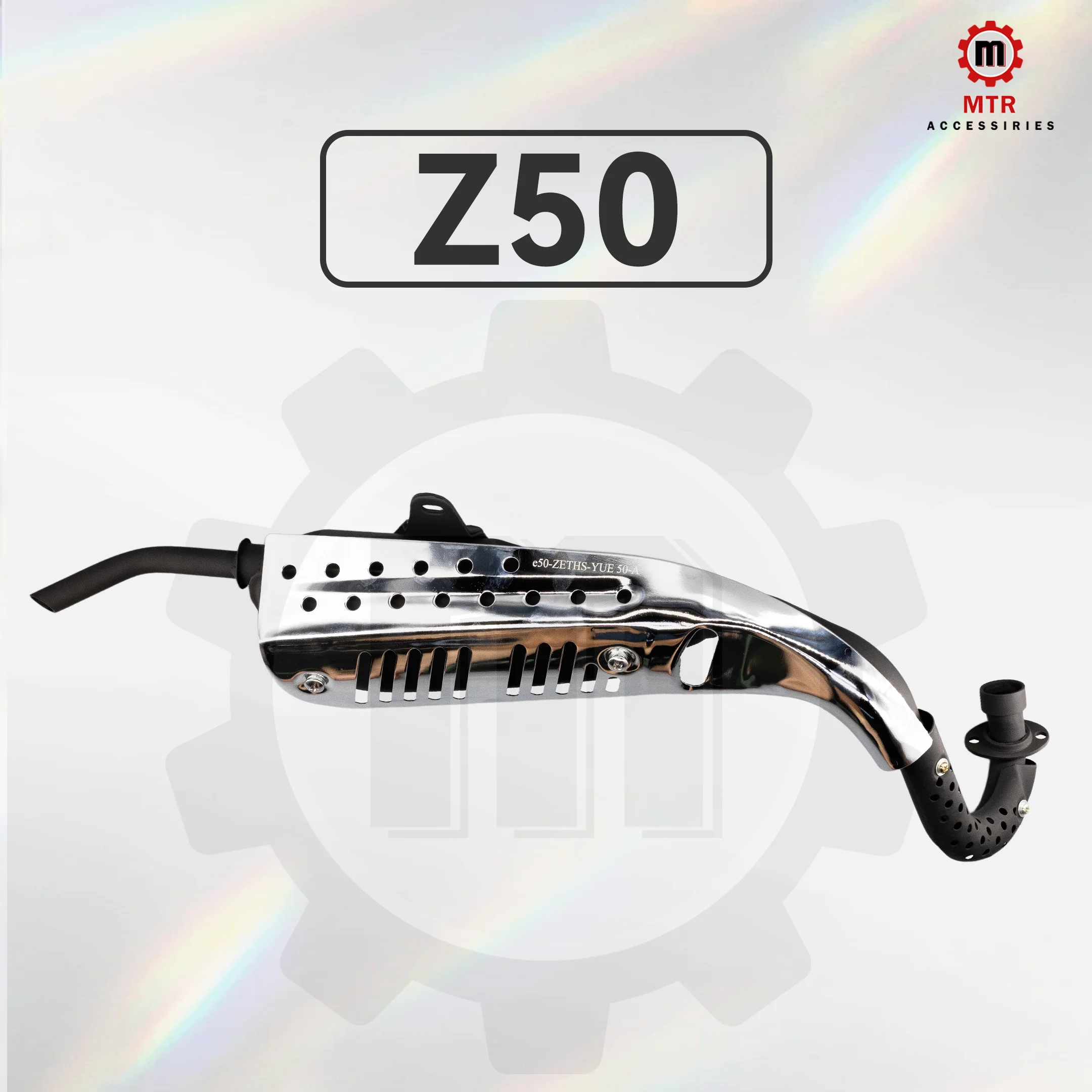 Z50 Exhasut Pipe Monkey Exhaust Muffler Black Exhaust System Parts Monkey Z50 Parts for HONDA Monkey Z50 Motorcycles