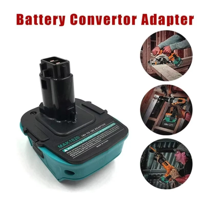 リチウムイオン電池用のmak1820充電アダプター,18v,bl1830,bl1860,dewalt dc9096,ni-cd,mh,工具用に変換