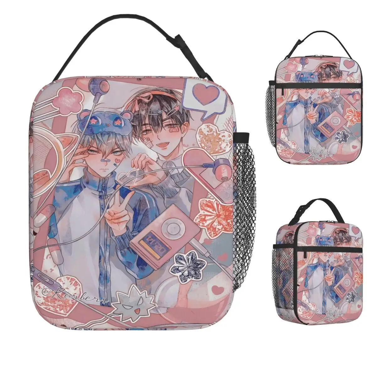 

Korean Manga Alien Stage Photo Lunch Bag For Adult Lunch Box Cute Picnic Cooler Bag Portable Insulated Waterproof Tote Food Bags