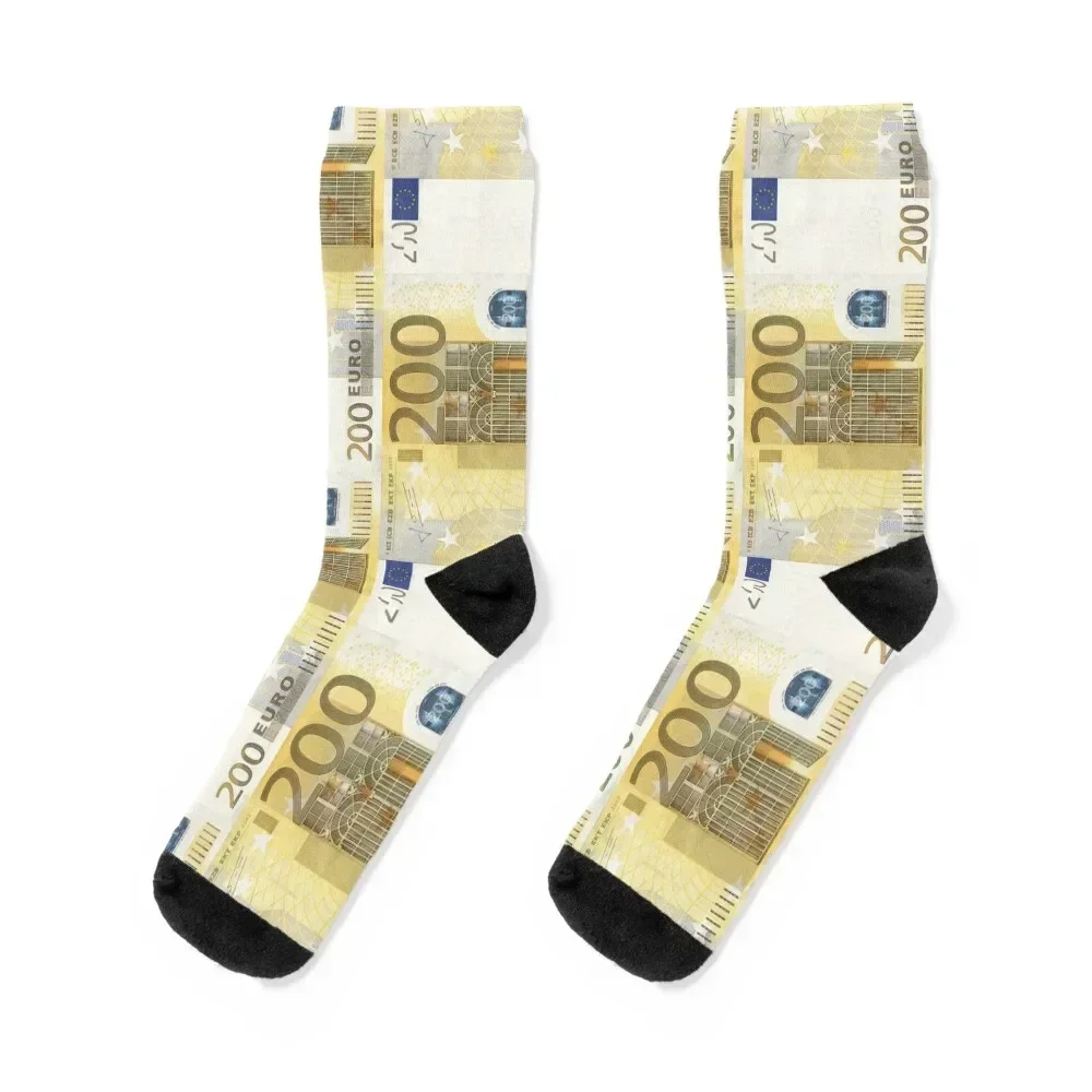 

200 euro banknote Socks Thermal man winter sports stockings christmas gift Argentina Women's Socks Men's