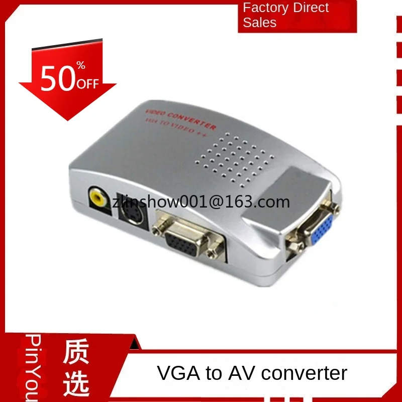 VGA to AV Video Converter PC to TV