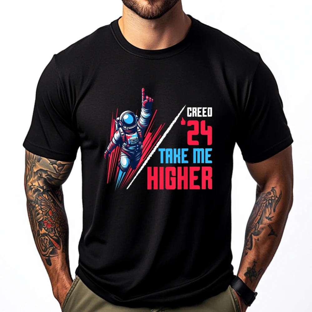 

Funny Political Creed 24 Take Me Higher Motivational Saying Cute Oversized T Shirt Sale