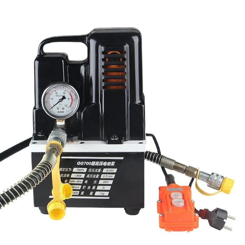 Electric hydraulic pump Ultra high pressure electric pump Solenoid valve Hydraulic pump station