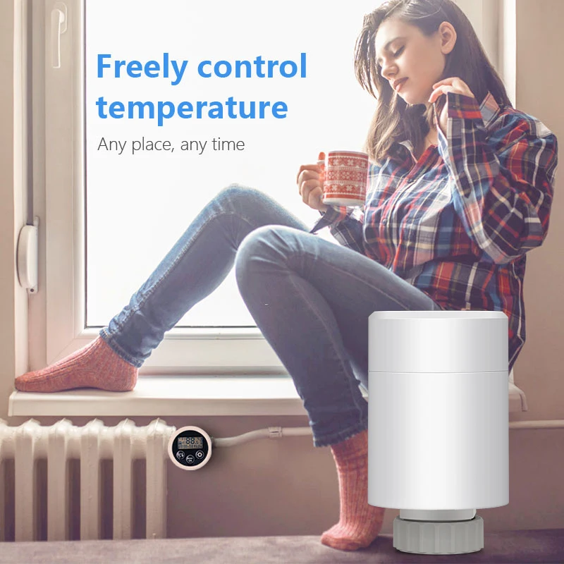 

Tuya Thermostat Radiator Valve Smart Floor Heating Controller Work With Alexa Smartthings Yandex Alice Smart Life