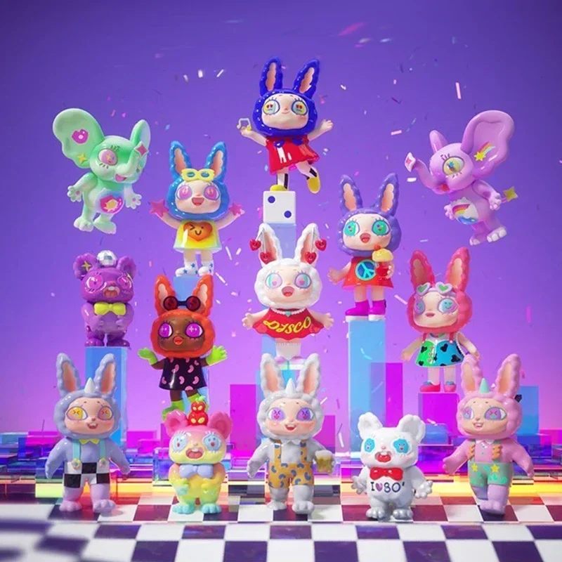 

Original AGAN Electronic Music Party Series Blind Box Toys for Girls Figure Action Mystery Box Kawaii Model Birthday Gift