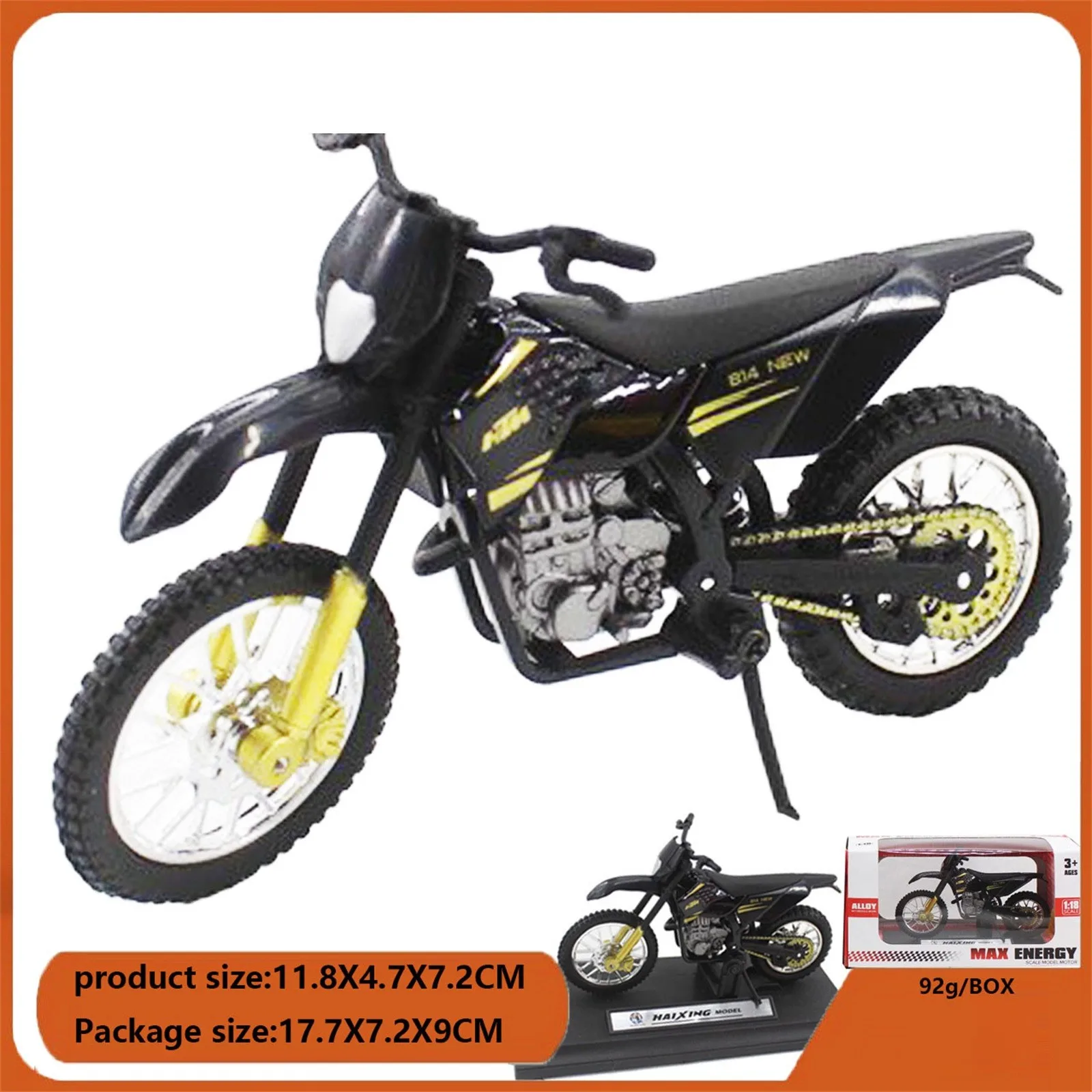 

Simulation Motorcycle Model Die Casting Model Alloy Motorcycle Model Children's Educational Toy Boy Birthday Gift