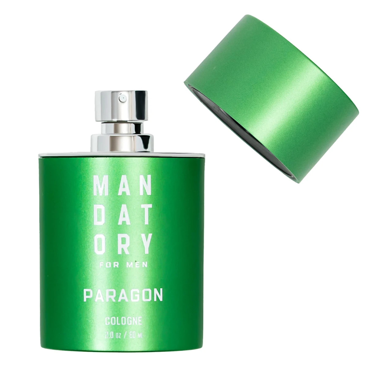 MANDATORY Men's Fragrance Set Gift  Eau de Toillete Cologne Spray 2.0 Oz Body Wash 14 Oz Shower Gel 1 Pc Hair Scalp Massager