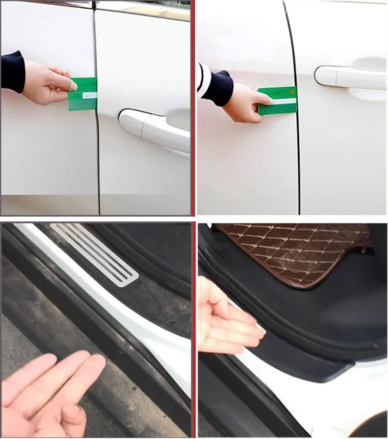 Auto Tür Doppel Dichtung Streifen Auto Schutz Dichtung Streifen Auto Gummi Dichtung für Auto L-typ Noise Dichtung Streifen schalldämmung – Detail 3