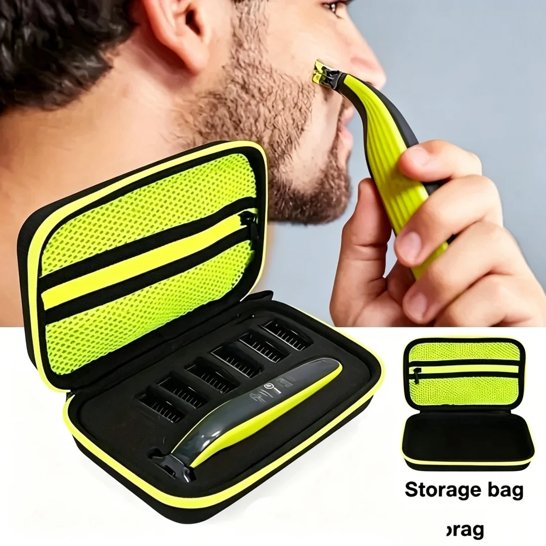 EVA Storage Case Portable Electric Trimmer Shaver Travel Case Protective Cover Bag for QP2530/2520