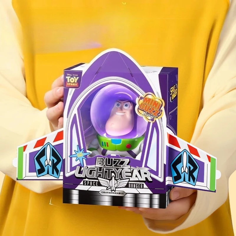 

Buzz Lightyear Series Bubble Head Doll Sleeping Light Toy Story Anime Character Glowing Toy games console Bluetooth audio