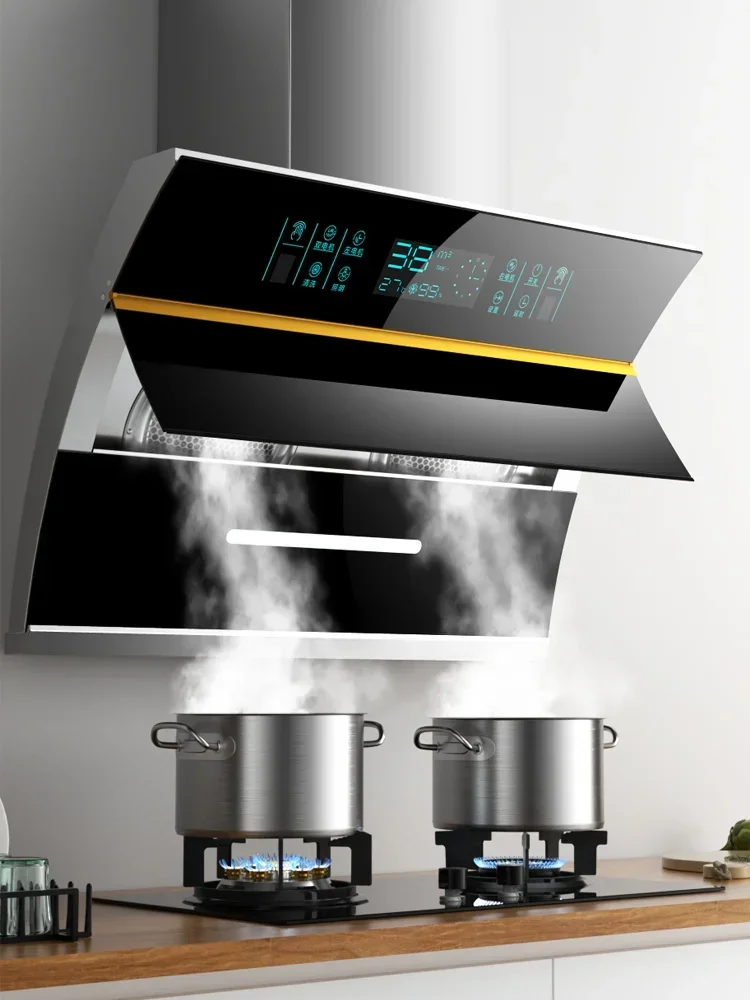 For Good Wife Range Hood Dual Motor Large Suction Small Home Kitchen Range Hood Human Body Sense Dynamic cleaning of the range