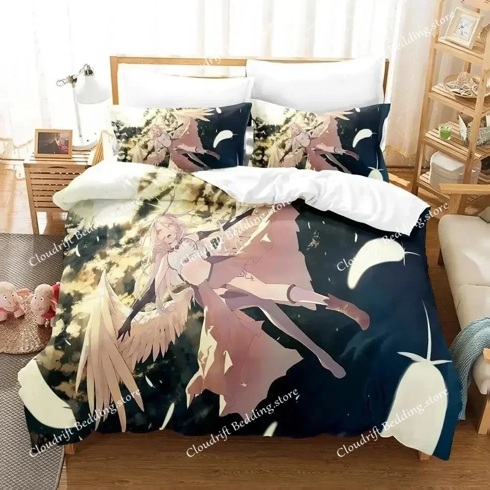 New Game No Game No Life Sora and Shiro Bedding Set Single Twin Full Queen King Size Bed Set Adult Kid Bedroom Duvet cover Sets