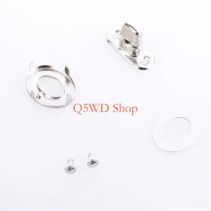 Q5WD Pack of 20 Sturdy Stainless Steel Materials Twist Lock Fasteners Turn Button Eyelet and Studs for Boats and Furniture
