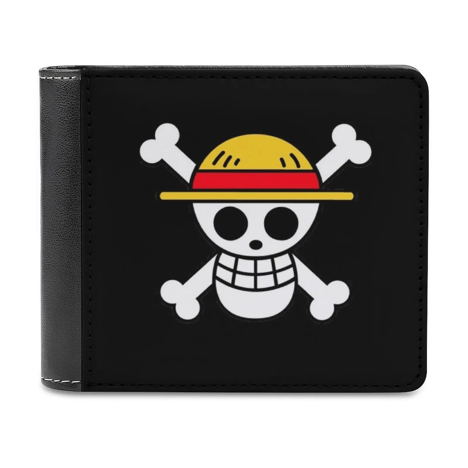 Leather Wallet Men's Wallet Diy Personalized Purse Father's Day Gift Luffy Personalized Wallet Pattern Leather Wallets Gift For