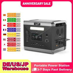 SOLARPLAY Portable Power Station 2400W 2160WH LiFePO4 Emergency Backup High-power Power Supply For Outdoor Camping RV Outage