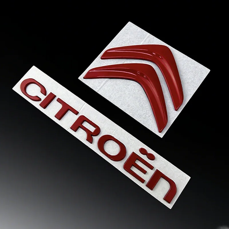 Metal Car Front Rear Emblem Badge Citroen C4 C3 C5 C1 DS3 DS5 DS4, Jumper Xsara C-Elysee Picasso Sega C-quatre, Refit Sticke view 6