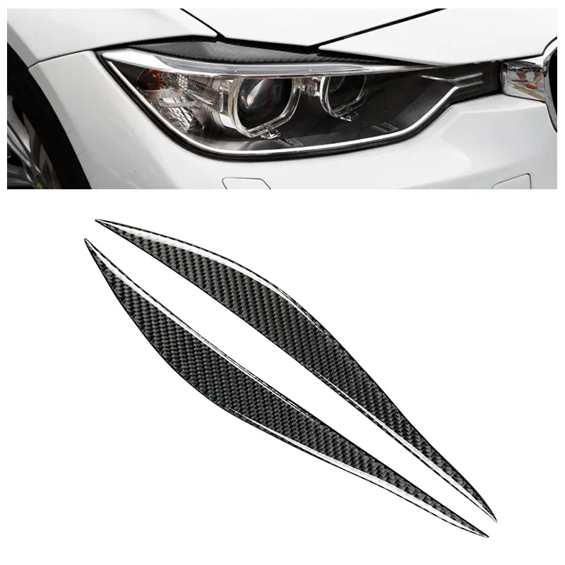 

3D настоящая передняя фара из углеродного волокна, накладка на веко для BMW 3 серии F30 325i 328i 335i