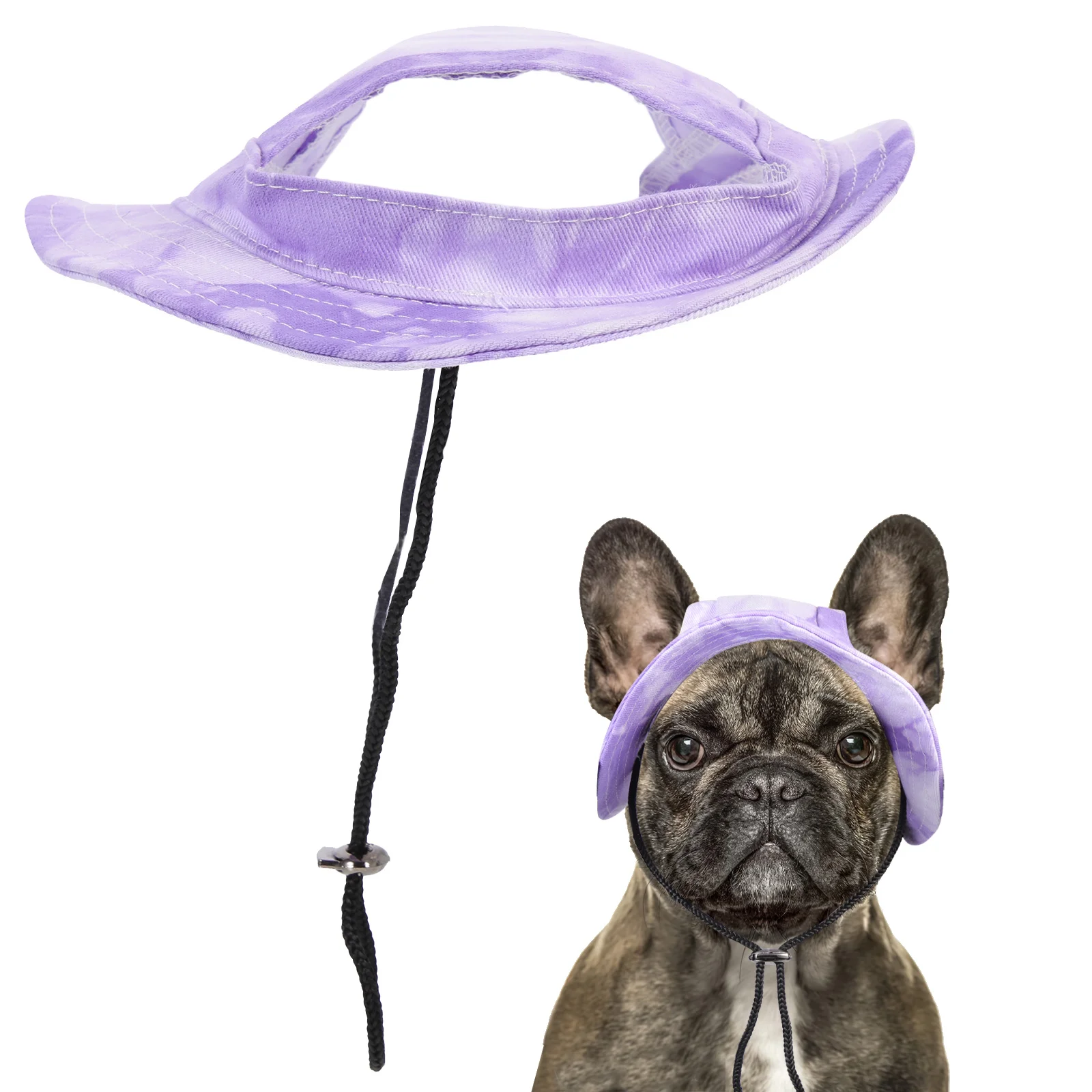 

Sun Hat for Puppies and Cats Lightweight Breathable Pet Bucket Hats for Summer Adventures and Parties