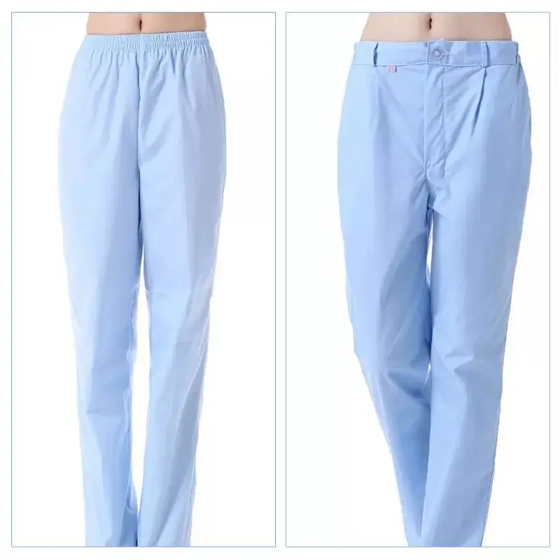 

Medical Work Pants Doctor Nurse Elastic Waist Women Dental Scrub Clinical Pants Laboratory Spa Care Surgery Breathable in winter