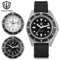 Watchdives WD1972 Quartz Watch VH31 Sweep Seconds Movement Sapphire Crystal BGW9 Luminous 20Bar Waterproof Wristwatch