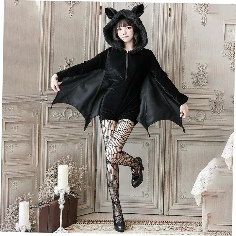 

Bla Evil Terrifng Costume loween Outfit Women's Faion Stage Performance Traditional Chinese Ethnic Wear