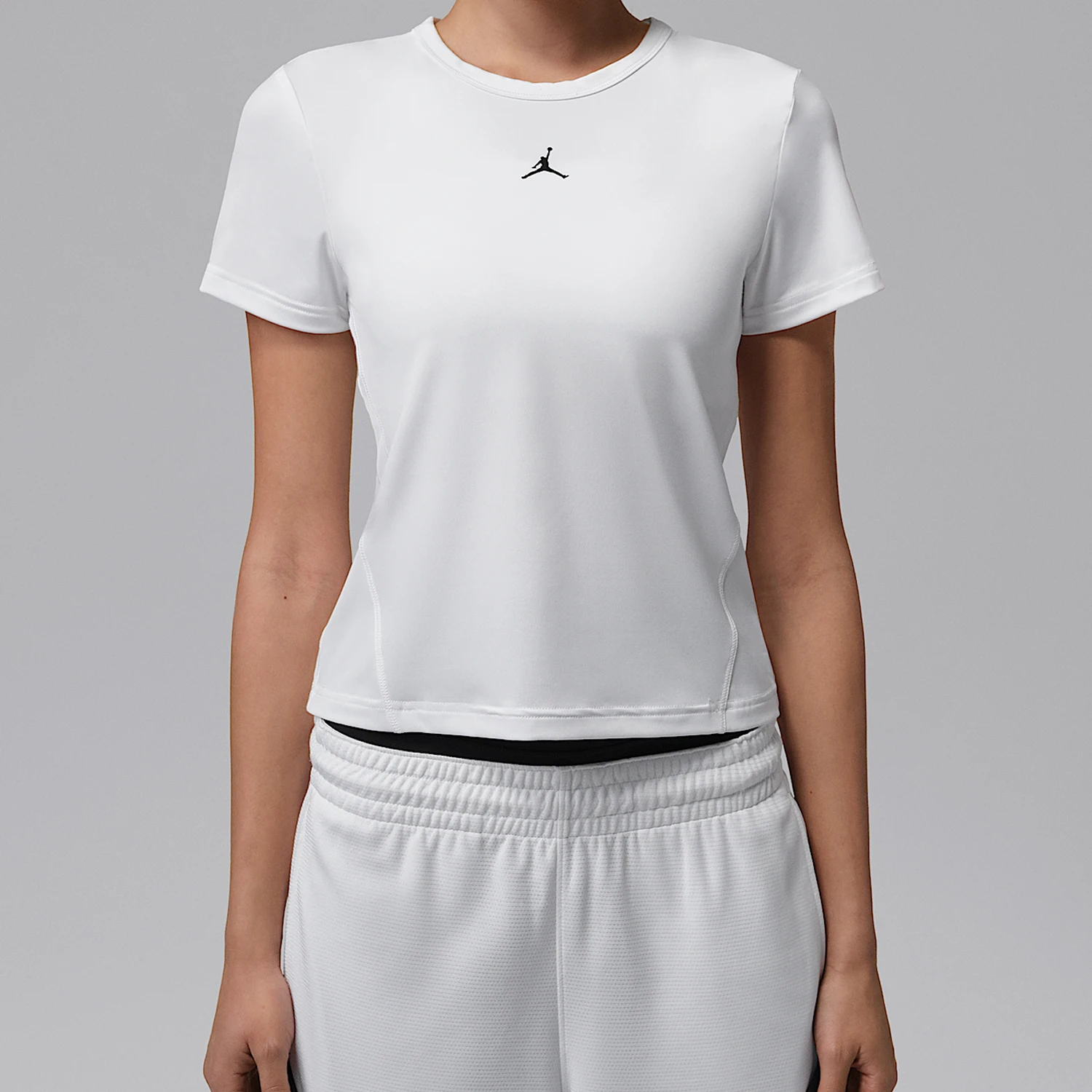 Nike genuine JORDAN women's skin friendly breathable simple round neck short sleeved T-shirt IF2355-100