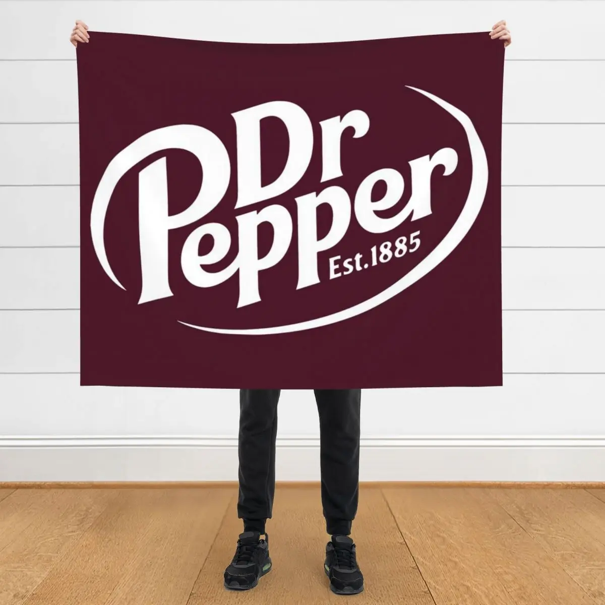 

Dr Pepper Soda Throw Blanket For Baby Furrys funny gift Blankets