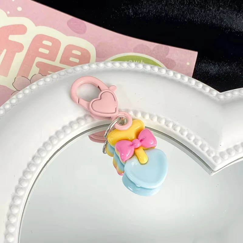 Cartoon Rabbit Keychain Resin Couple Keychain Gifts Creative Backpack Pendant Creative Decorative Keychain Accessories
